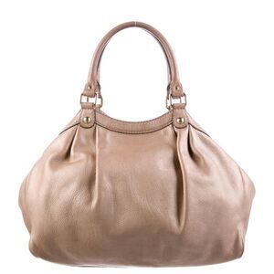 Gucci Pink Leather Shoulder Bag